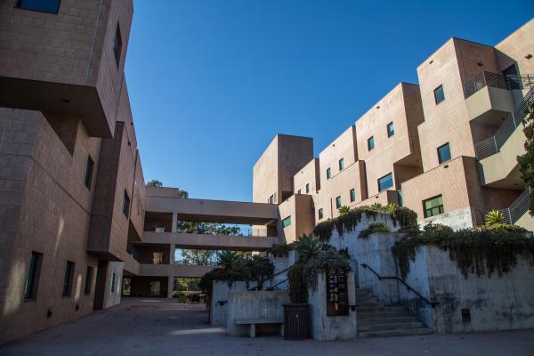 Image of Business & Financial Services building from the ground